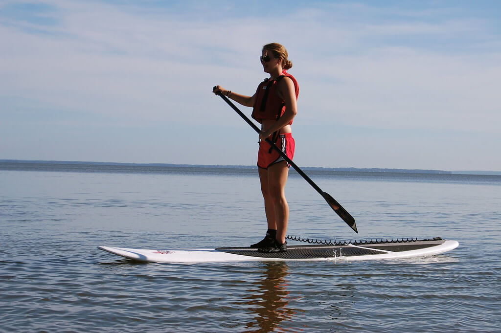 stand-up paddle boarding in Zanzibar